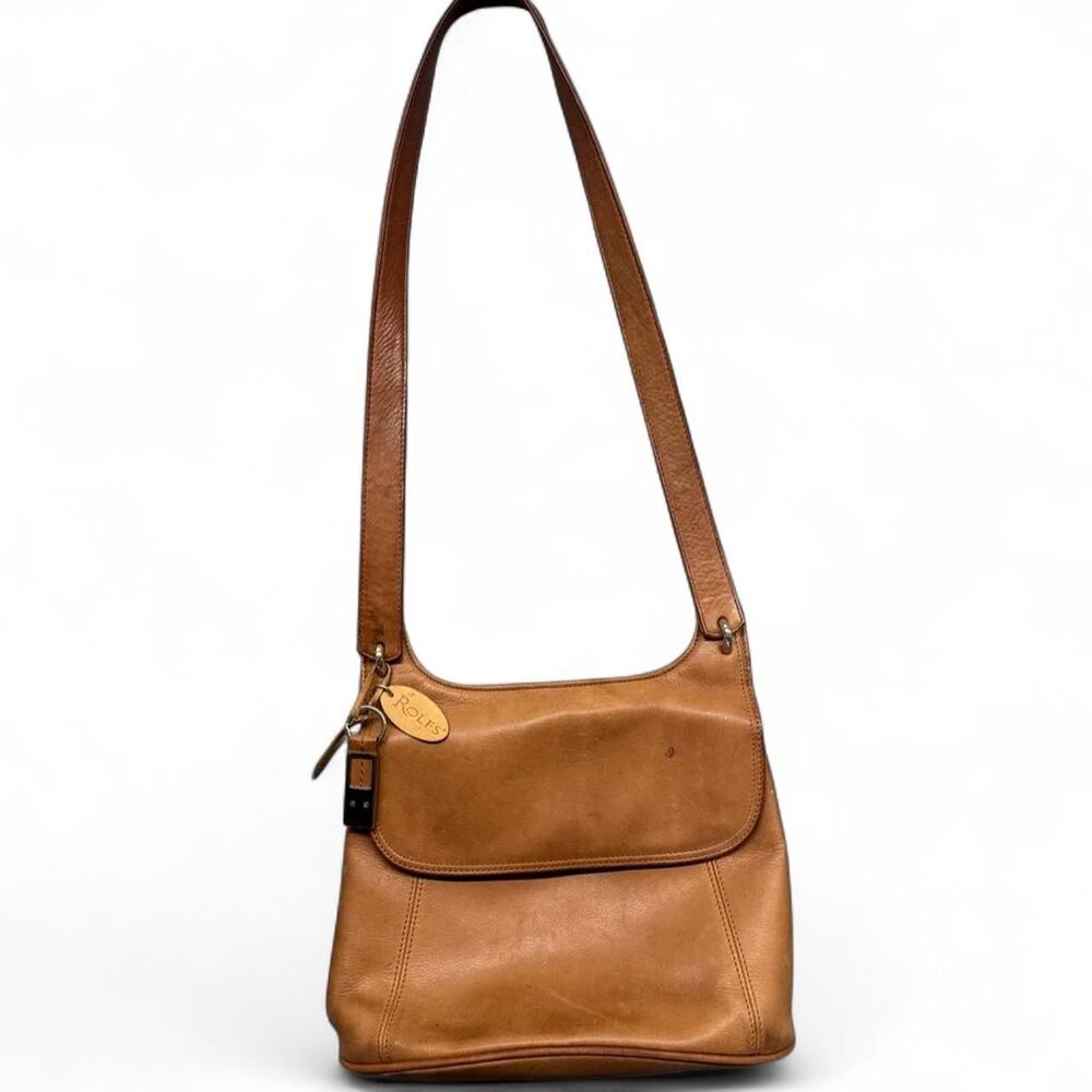 Rolfs Vintage Tan Leather Purse